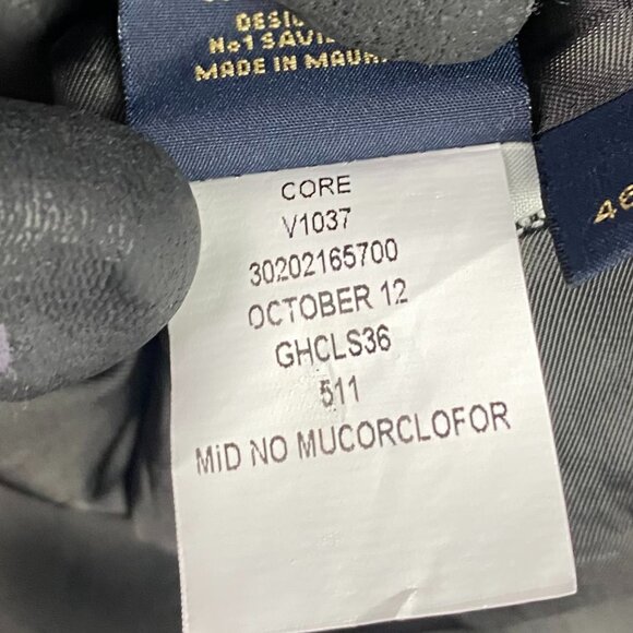 Gieves & Hawkes Blazer Sport Coat Men's 46L Silver Black Micro Dot Birdseye Wool - Picture 9 of 16